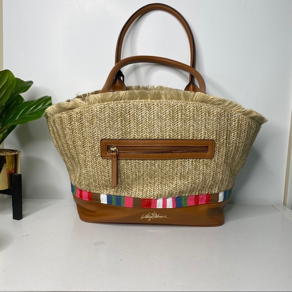 Lets Go Some where tassel straw bag - Picture 2 of 7